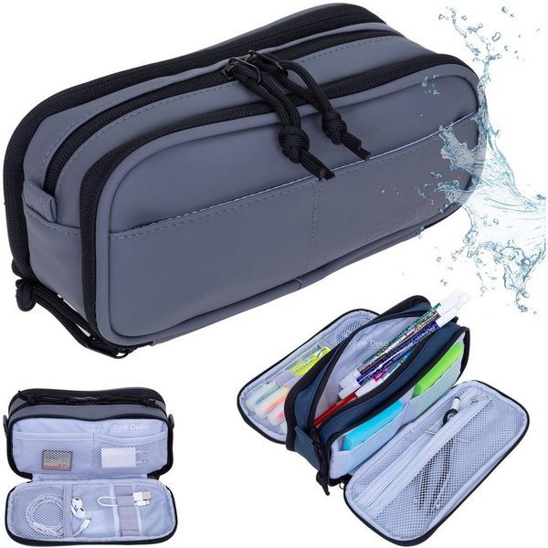 ELEPHANT Federmäppchen Hydro Mäppchen Organizer wasserabweisend, Federtasche Schule Büro Office Stifte Tasche klein