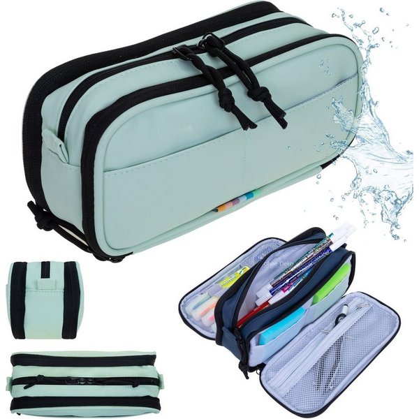 ELEPHANT Federmäppchen Hydro Mäppchen Organizer wasserabweisend, Federtasche Schule Büro Office Stifte Tasche klein