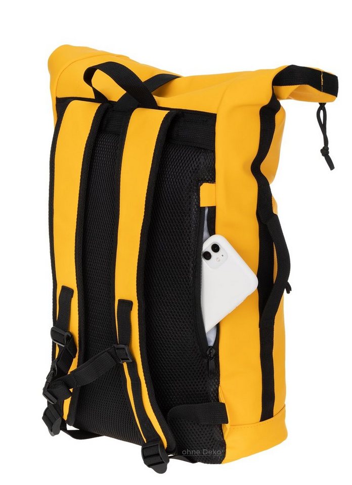 ELEPHANT Freizeitrucksack Time Bag aus Plane, Rucksack Laptoprucksack Daypack wasserabweisend + Trinkflasche – Bild 5 von 5