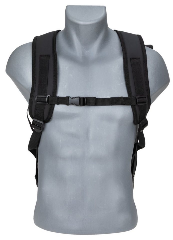 ELEPHANT Freizeitrucksack Time Bag aus Plane, Rucksack Laptoprucksack Daypack wasserabweisend + Trinkflasche – Bild 5 von 5