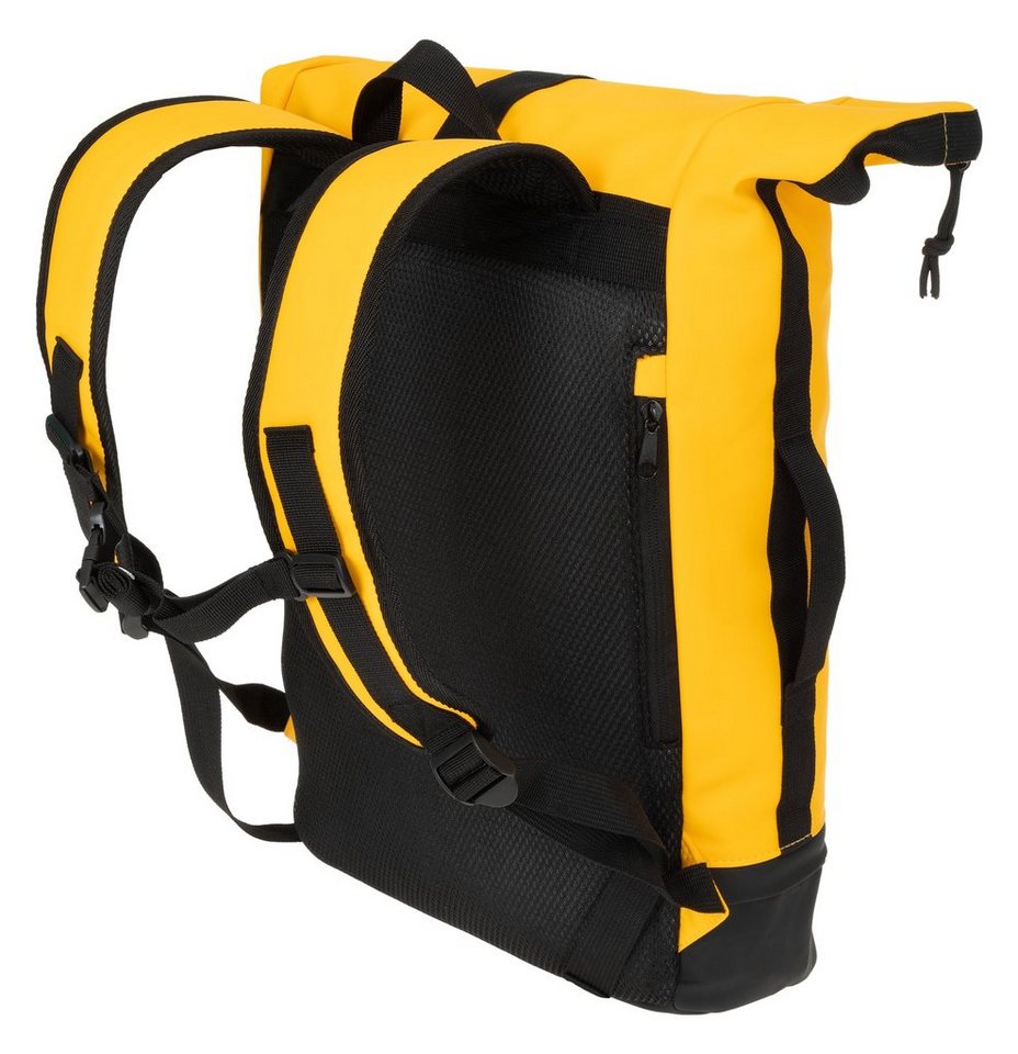 ELEPHANT Freizeitrucksack Time Bag aus Plane mit Bodenfach, Rucksack Laptoprucksack Daypack wasserabweisend + Trinkflasche – Bild 5 von 5
