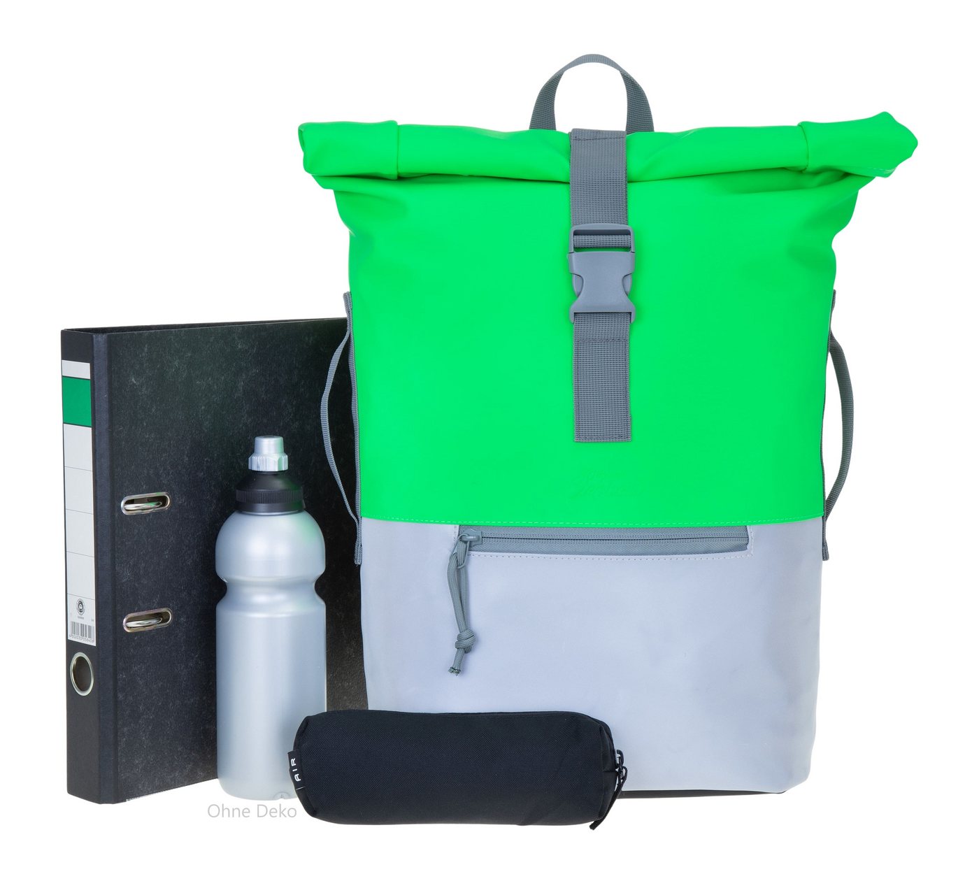 ELEPHANT Freizeitrucksack Time Bag Reflecitve Signal Neon Arbeitsrucksack, Rucksack Laptoprucksack Daypack wasserabweisend Freizeit Bag – Bild 2 von 5