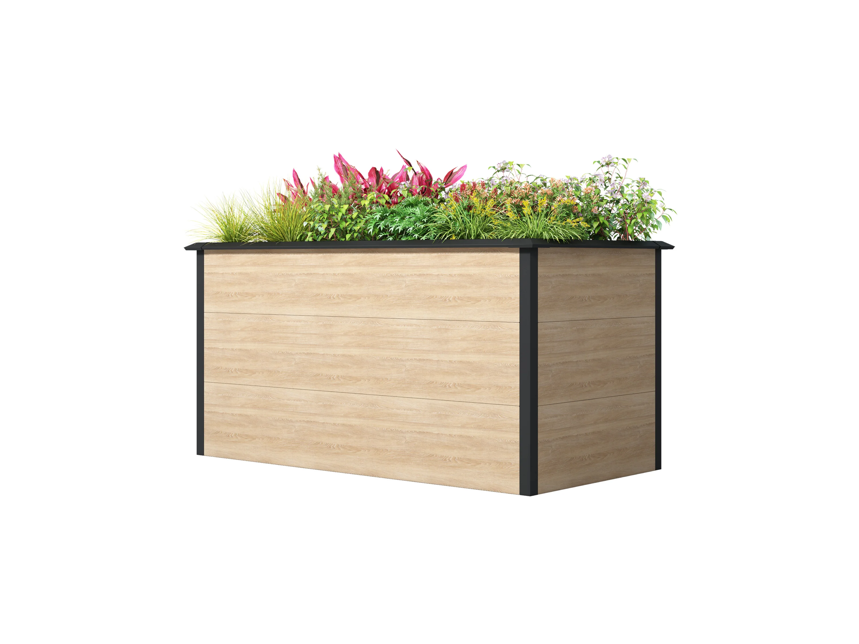 ELEPHANT® Metall-Hochbeet, mit Schneckenschutzkante – Bild 3 von 4