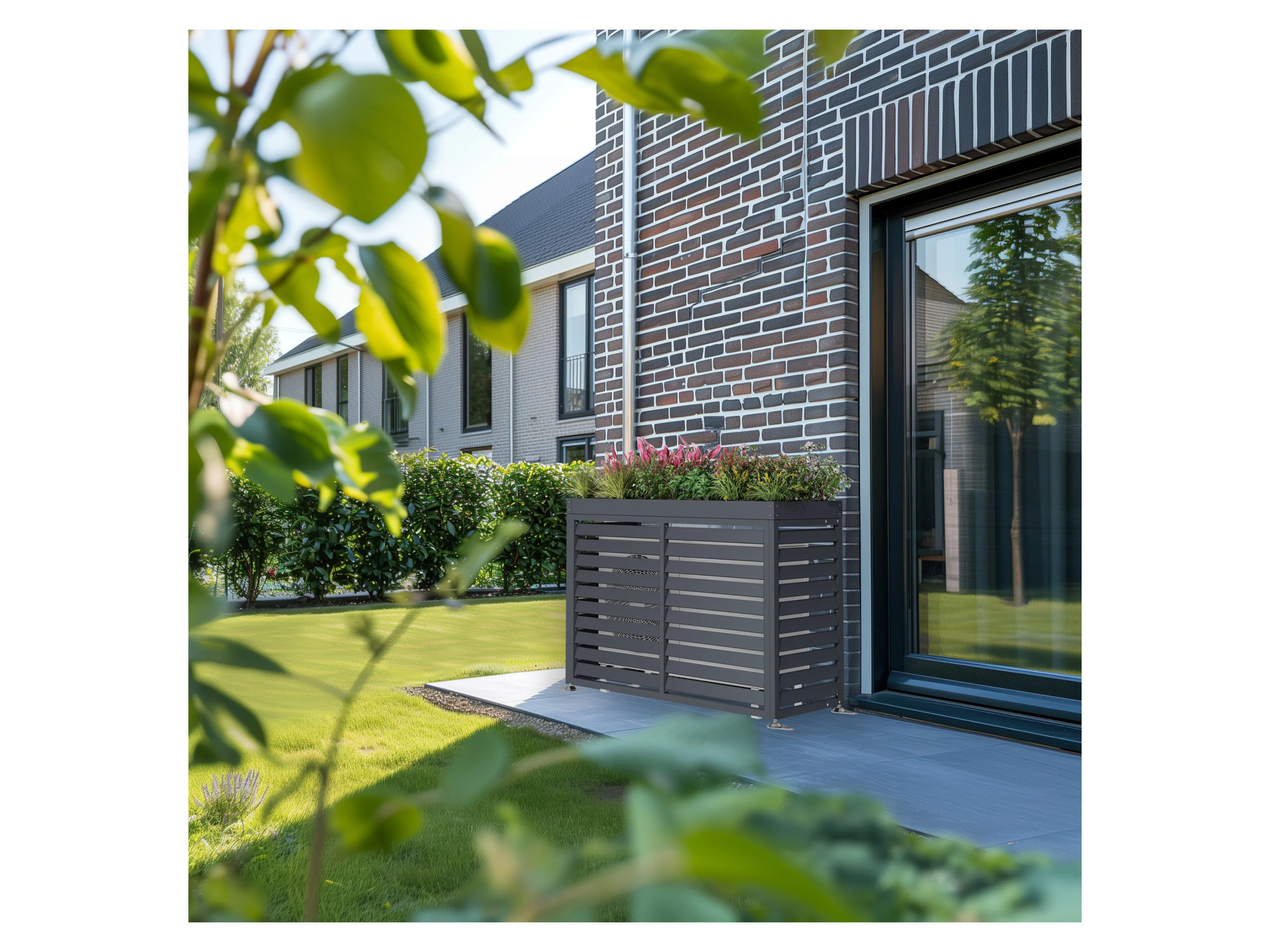 ELEPHANT® Wärmepumpenverkleidung, mit Pflanzdeck – Bild 2 von 4