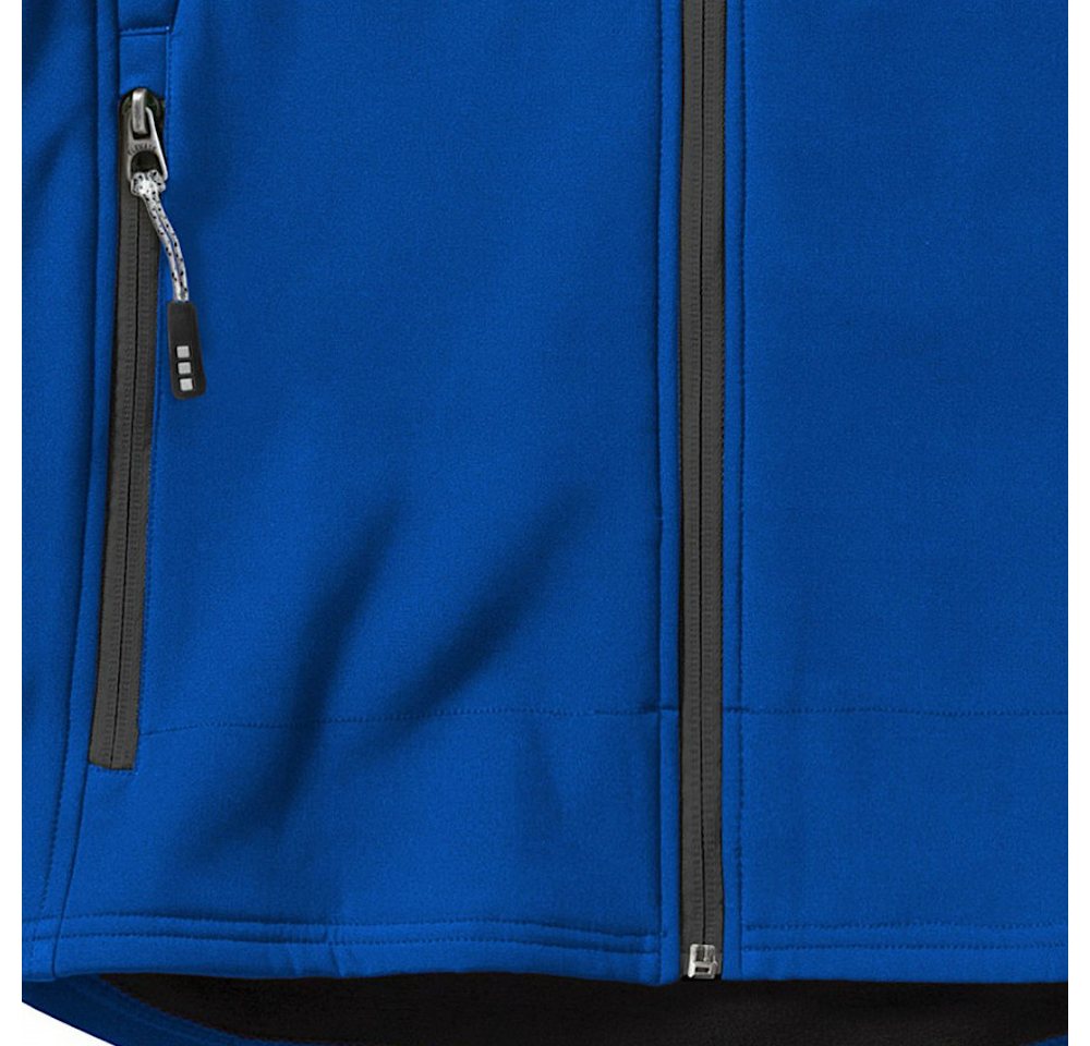 Elevate Life Softshelljacke Outdoorjacke mit Kapuze wasserdicht, winddicht, atmungsaktiv – Bild 3 von 5