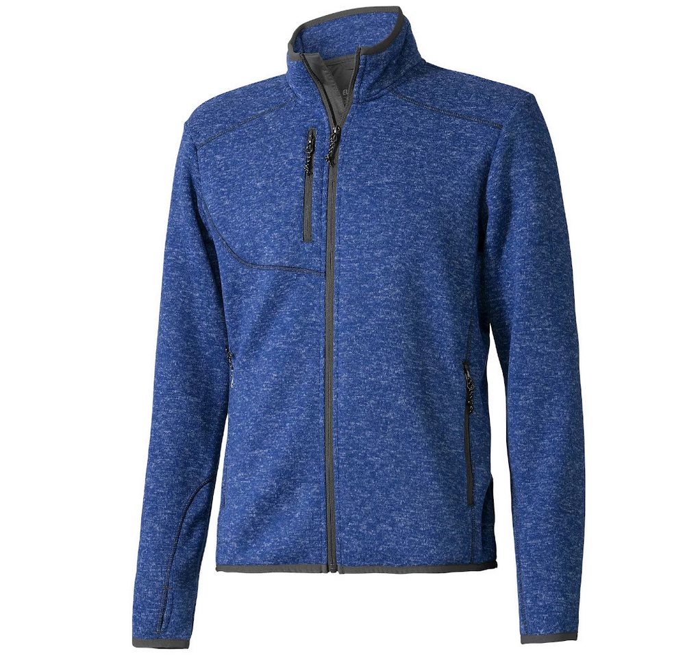 Elevate Life Strickfleecejacke Tremblant Strickjacke Fleecejacke Warm, Bequem und Strapazierfähig, mit Reißverschlusstaschen – Bild 2 von 5