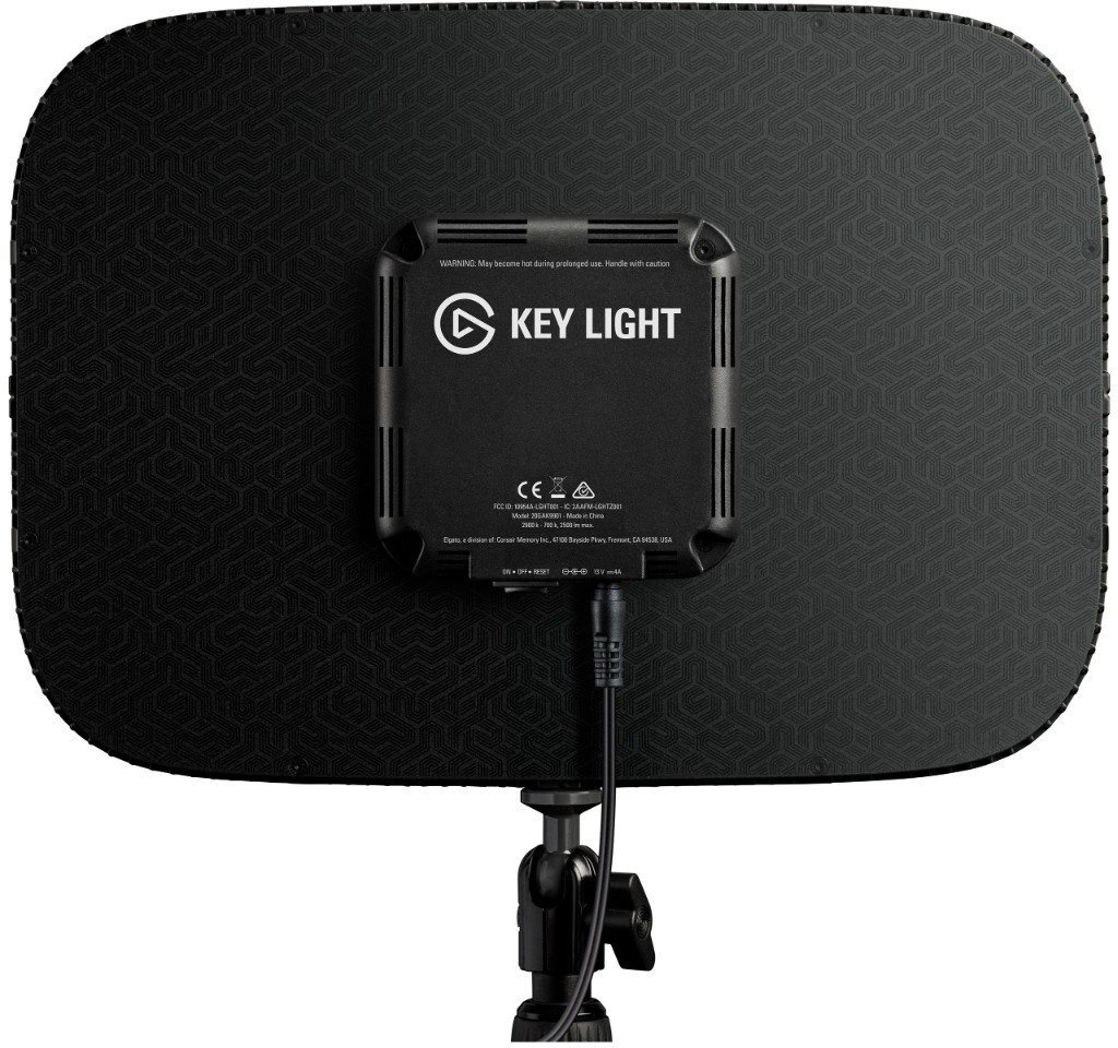Elgato LED-Lichtsystem Key Light, Integriertes LED-Panel, 1 St., Kaltweiß bis Warmweiß (2900–7000 K), 2800 Lumen, WLAN-Steuerung, Stream Deck ready, Tischklemme – Bild 2 von 3