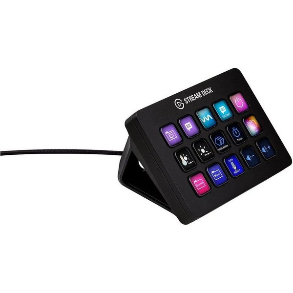Elgato Streaming-Box Stream Deck MK.2 PC Studio Controller OBS Twitch Youtube, 15 anpassbare LCD-Tasten