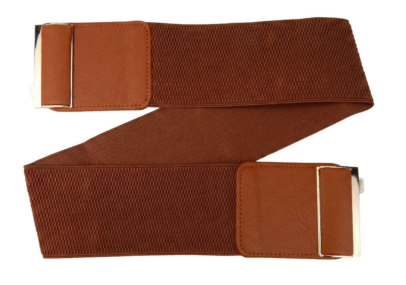 Ella Jonte Stretchgürtel elastischer Taillengürtel mit goldfarbener Schnalle 85–100 cm – Bild 3 von 5
