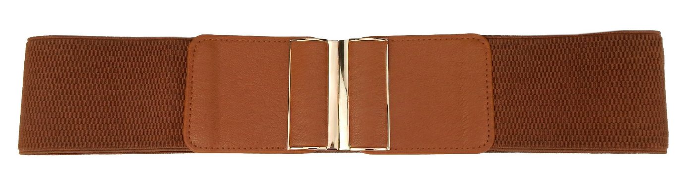 Ella Jonte Stretchgürtel elastischer Taillengürtel mit goldfarbener Schnalle 85–100 cm – Bild 5 von 5