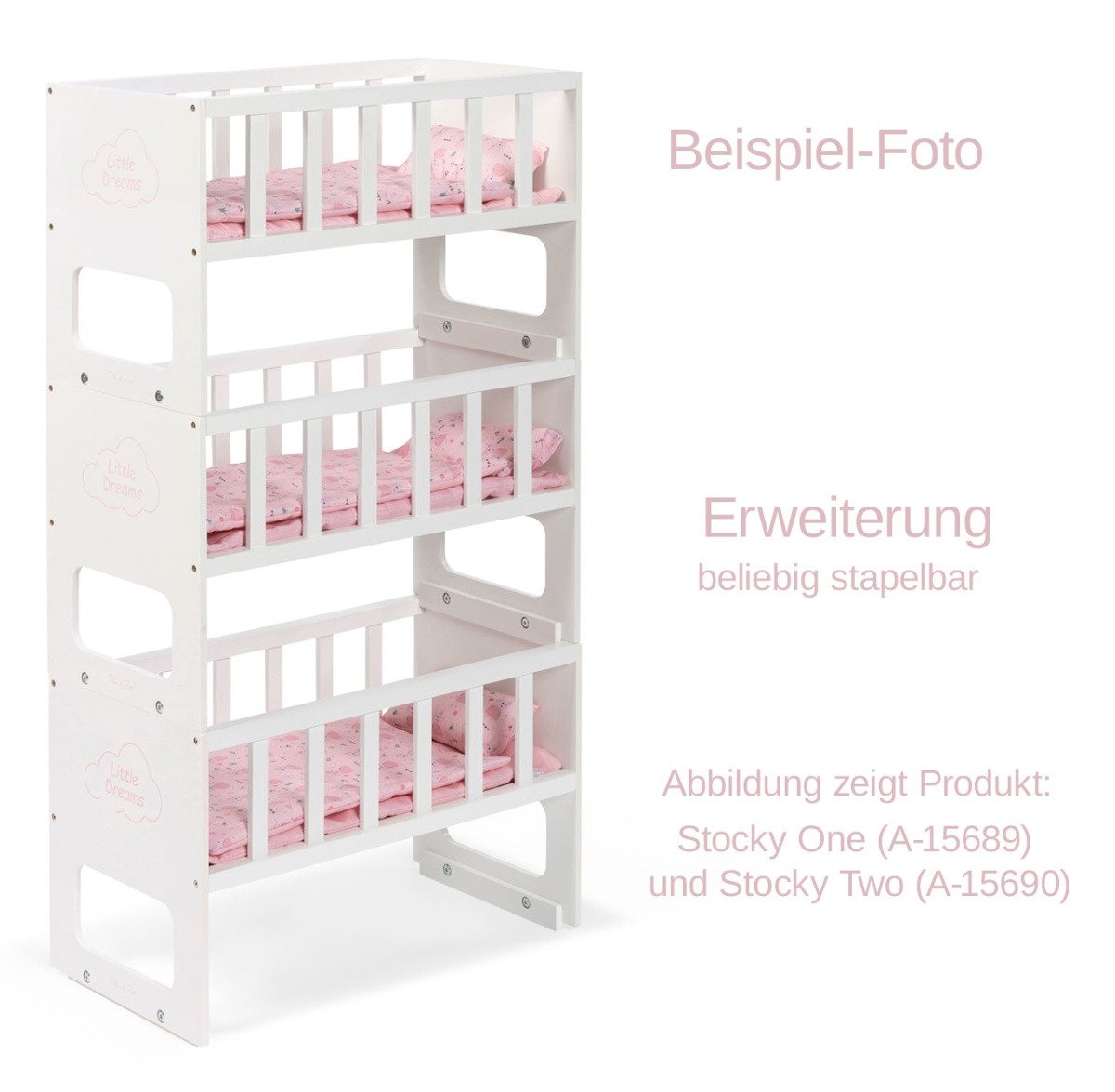 ELLA & PIET® Puppenbett – Bild 5 von 5