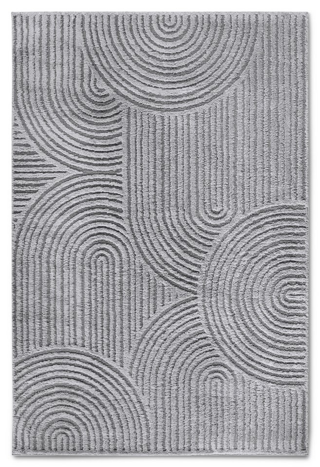 ELLE DECORATION Designteppich Chappe, rechteckig, Höhe: 18 mm, Shaggy, Läufer, flauschig, weich, Langflor, modern, Hoch Tief Effekt – Bild 4 von 5