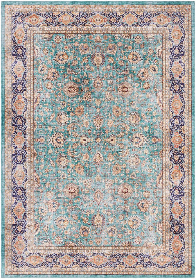 ELLE DECORATION Teppich Keshan Maschad, rechteckig, Höhe: 5 mm, Orientalisch, Läufer, Kurzflor, Vintage, Wohnzimmer, Schlafzimmer – Bild 2 von 5