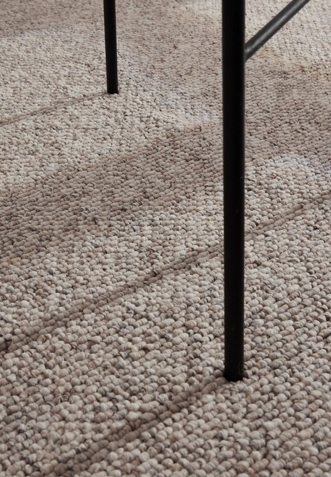 ELLE DECORATION Teppich Rocco, rechteckig, Höhe: 10 mm, Läufer, waschbar, Wohnzimmer, Esszimmer, Woll-Optik – Bild 5 von 5