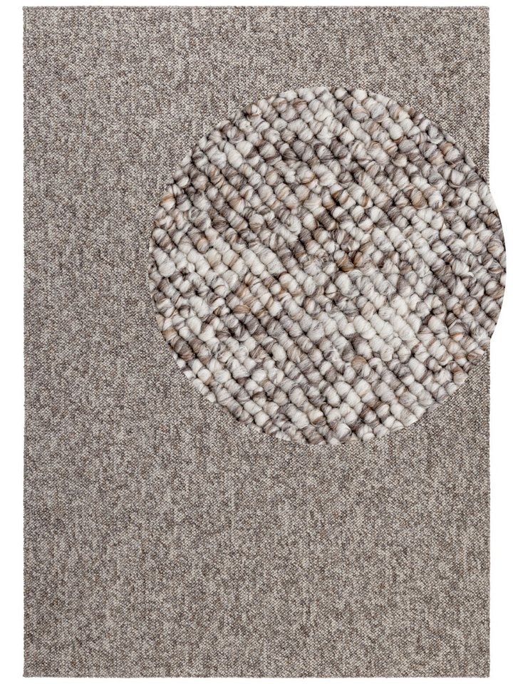 ELLE DECORATION Teppich Rocco, rechteckig, Höhe: 10 mm, Läufer, waschbar, Wohnzimmer, Esszimmer, Woll-Optik – Bild 2 von 5