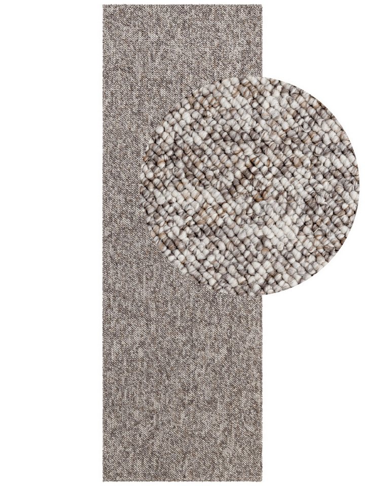 ELLE DECORATION Teppich Rocco, rechteckig, Höhe: 10 mm, Läufer, waschbar, Wohnzimmer, Esszimmer, Woll-Optik – Bild 2 von 5