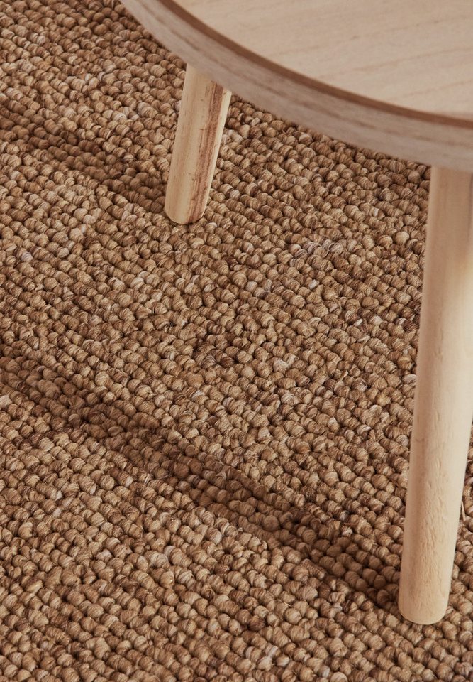 ELLE DECORATION Teppich Rocco, rechteckig, Höhe: 10 mm, Läufer, waschbar, Wohnzimmer, Esszimmer, Woll-Optik – Bild 5 von 5
