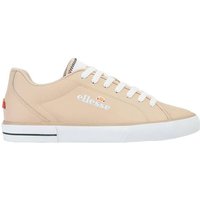 ELLESSE Ellesse Damen Sneaker - TAGGIA LTHR AF, Schnürung, Leder, Sport Low, Logo, Größe EU 37 in Beige