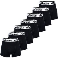 ELLESSE ellesse Herren Boxer Shorts, 7er Pack - Yema 7 Pack Boxer Shorts, Logo, Cotton Stretch, Größe 4XL in Schwarz