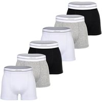 ELLESSE ellesse Herren Boxershorts, 6er Pack - AMBRIA, Trunks, Logobund, einfarbig, Größe XL in Schwarz
