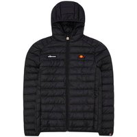 ELLESSE ellesse Herren Jacke LOMBARDY - Steppjacke, wattiert, Kapuze, Zipper, Logo, uni, Größe XL in Schwarz