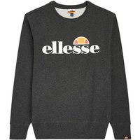 ELLESSE ellesse Herren Sweatshirt SUCCISO - Sweater, Rundhals, Langarm, Logo-Print, Größe S in Grau
