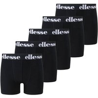 ELLESSE ellesse Jungen Boxershorts, 5er Pack - EMARIO, Fashion Trunk, einfarbig, Größe 128/134 in Schwarz