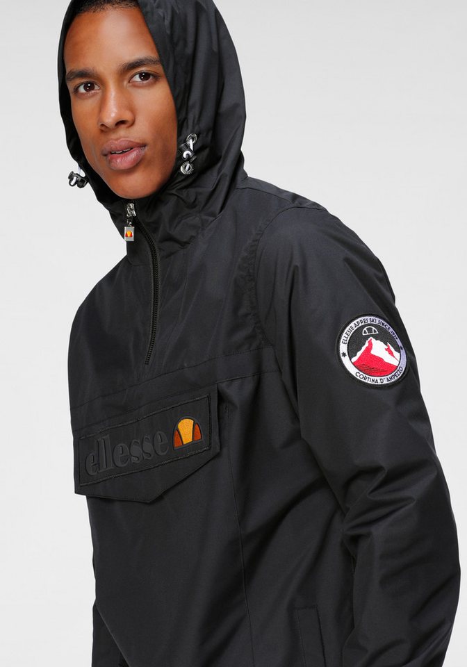 Ellesse Windbreaker MONT 2 JACKET mit Kapuze, Reißverschluss, Fronttasche und elastischen Abschlüssen – Bild 2 von 5