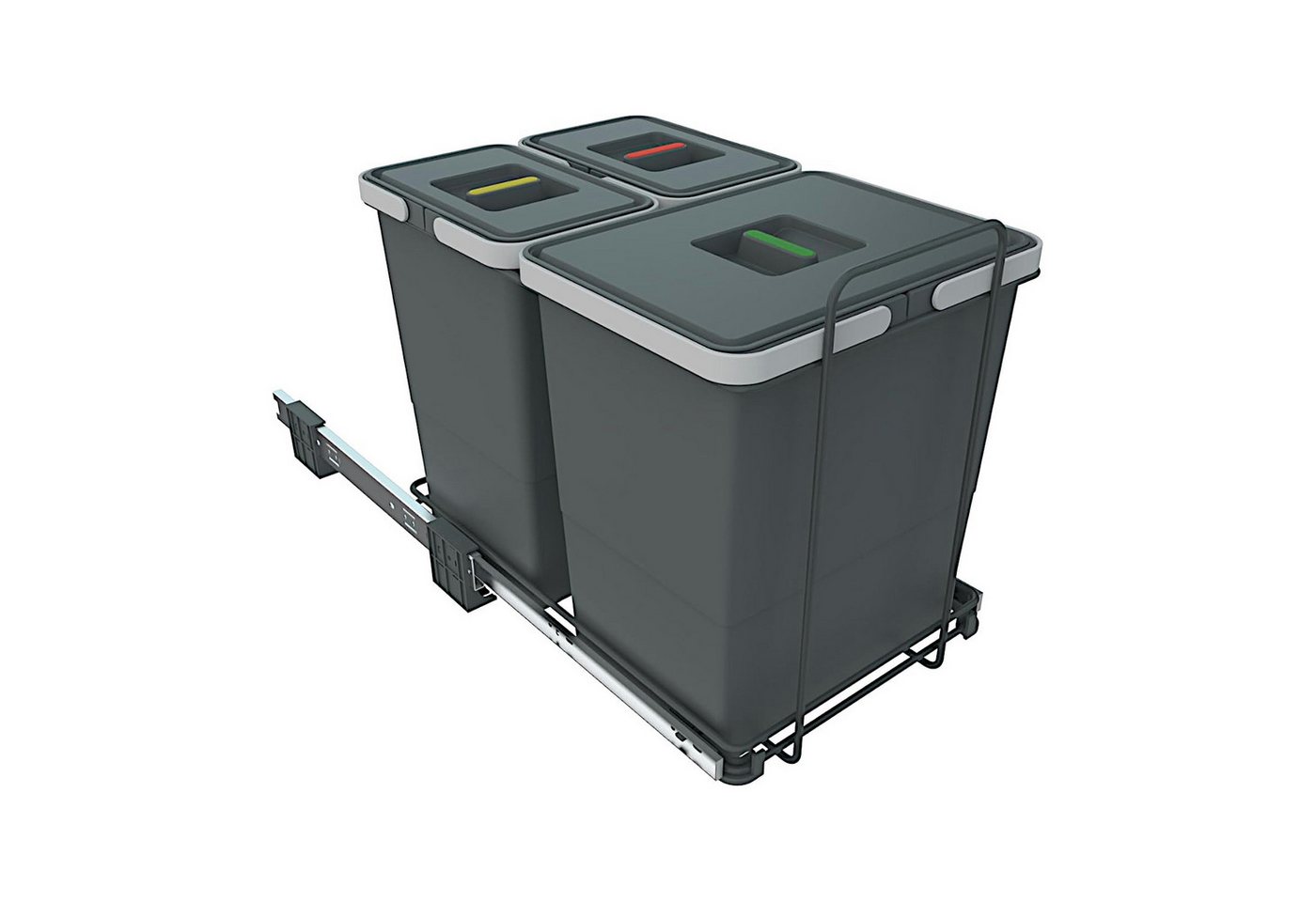 Elletipi Srl Einbaumülleimer Ecofil Abfallsammler PF01 Mülleimer Auszug ab 40cm Unterschrank – Bild 3 von 5