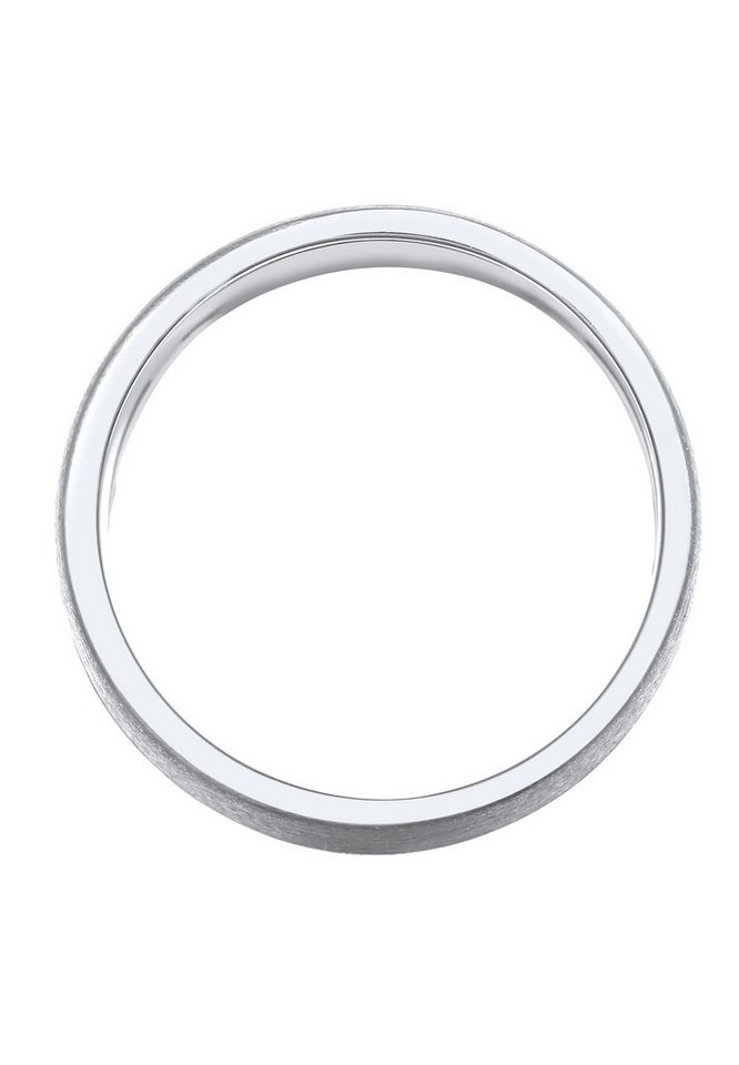 Elli Fingerring Bandring Breit Matt Gebürstet Basic 925 Silber – Bild 3 von 4