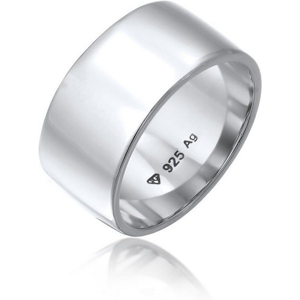 Elli Fingerring Stacking Bandring Basic Breit Trend Schmuck Geschenk 925 Silber