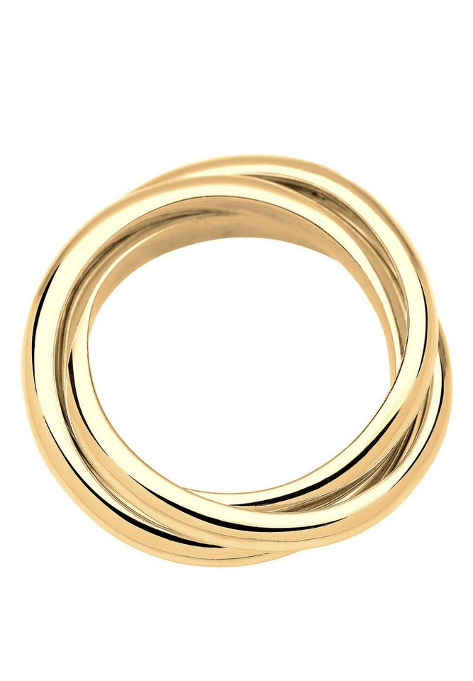 Elli Fingerring Wickelring Trio Trini Basic Schmuck Geschenk 925 Silber, Ring Set – Bild 3 von 5
