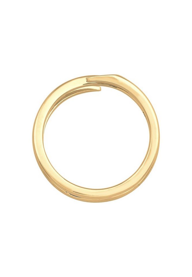 Elli Fingerring Wickelring Twist Fein 925 Silber – Bild 3 von 4