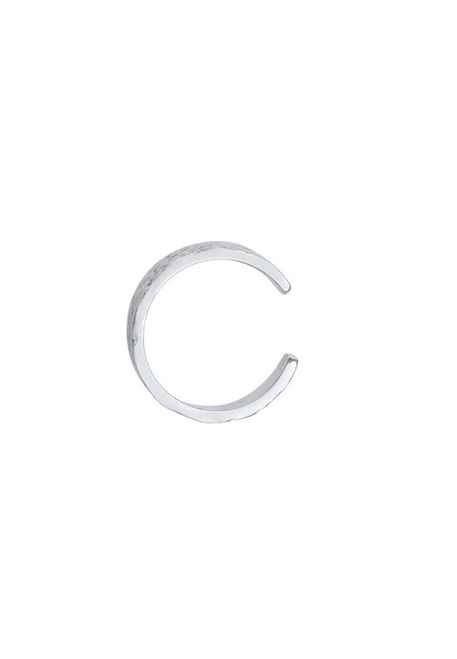 Elli Ohrklemme Earcuff Breit Basic Gehämmert 925 Silber – Bild 3 von 5