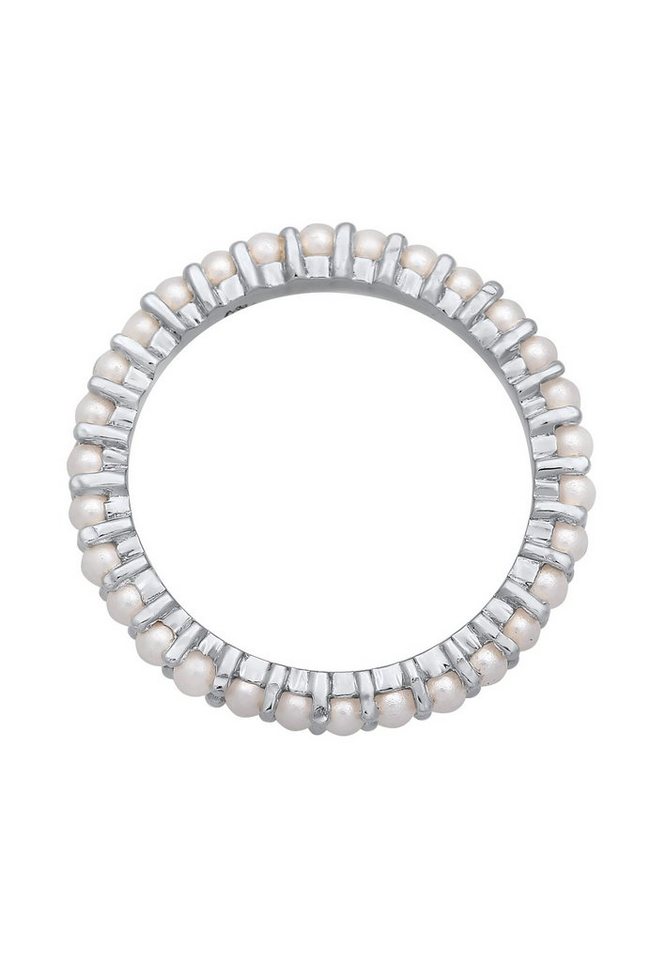 Elli Perlenring Bandring Memoire Glasperle 925 Sterling Silber – Bild 3 von 4