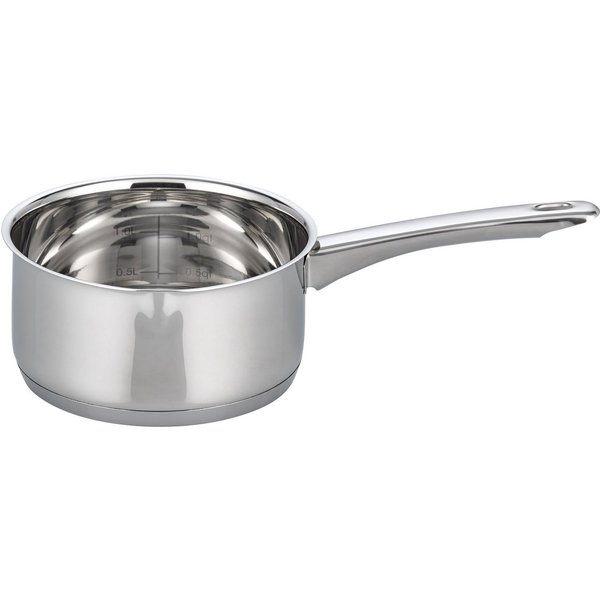 Elo Basic Kasserolle Opal, Edelstahl 18/8 (1-tlg), Ø 16 cm, Induktion