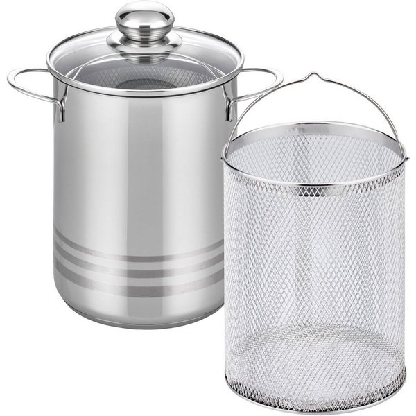 Elo Basic Spargeltopf Brillant, Edelstahl, Ø 16 cm, Induktion