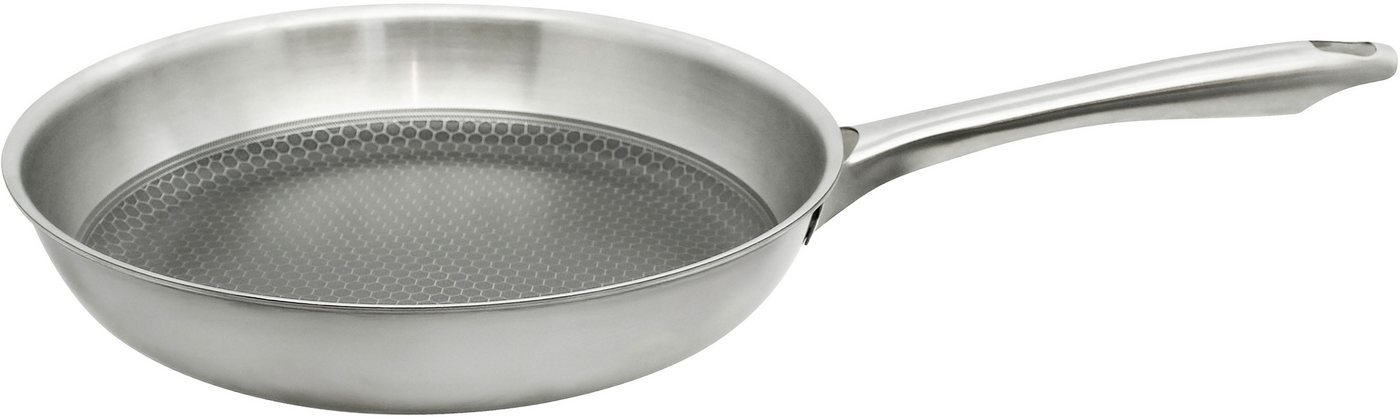 Elo Pfannen-Set Bratpfanne Relief Passion, Set 2-teilig, Edelstahl 18/10 (Set, 2-tlg), Edelstahl Mehrschicht – Bild 4 von 5