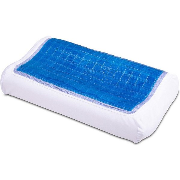 ELONEO Kissenbezug 60x35cm, integriertes Gel-Pad zum Kühlen