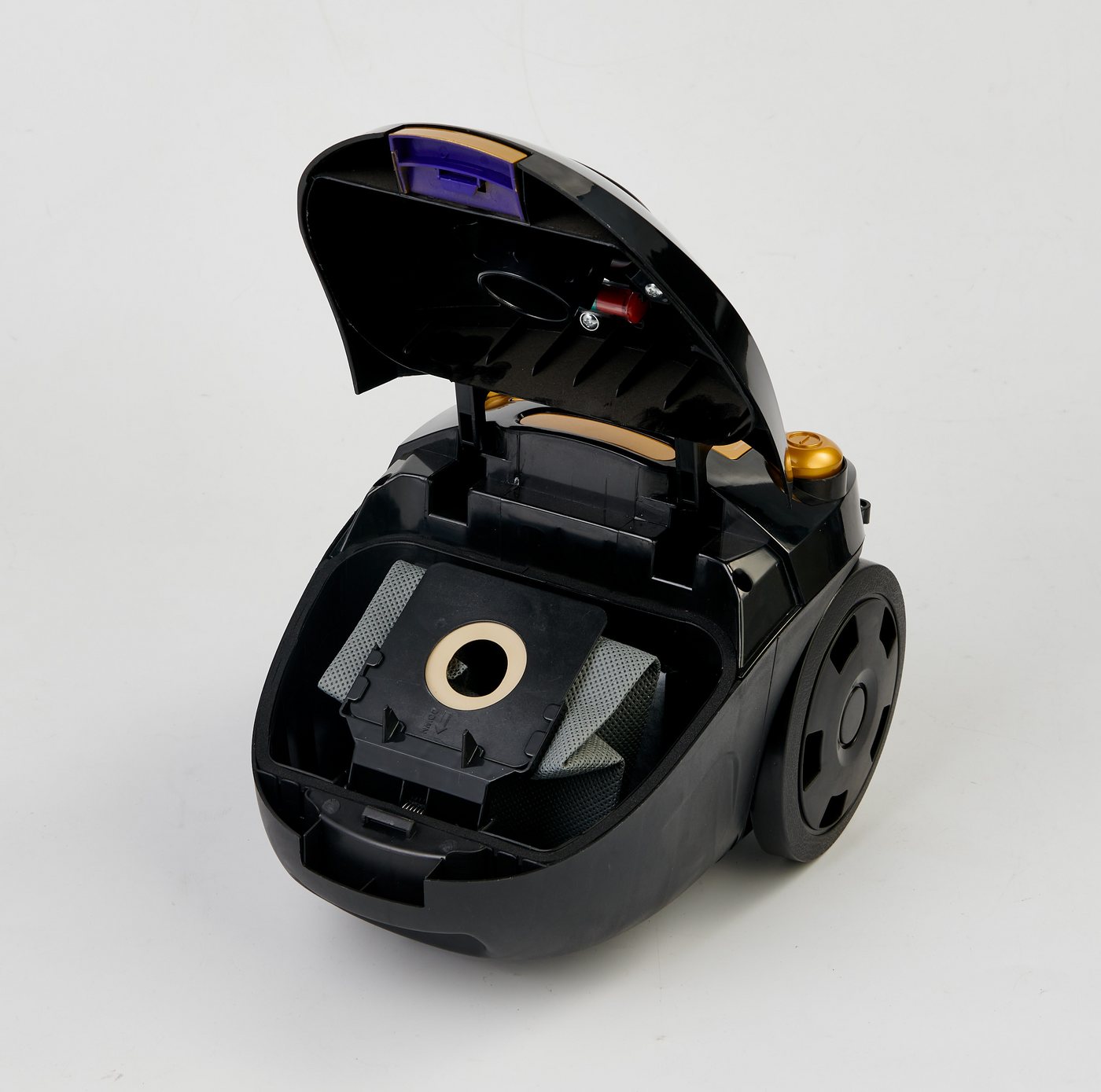 Elta Bodenstaubsauger TURBO PLUS, 800 W, mit Beutel, ECO-Motor, Mini-Turbobürste für Tierhaare, Teleskoprohr, Zubehör – Bild 3 von 5