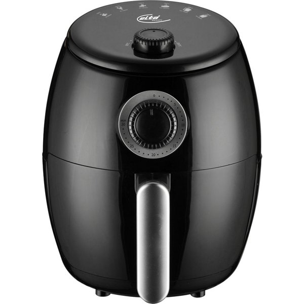 Elta Heißluftfritteuse, 1000 W, 2 Liter Fassungsvermögen, 30 Minuten Timer, automatische Abschaltung