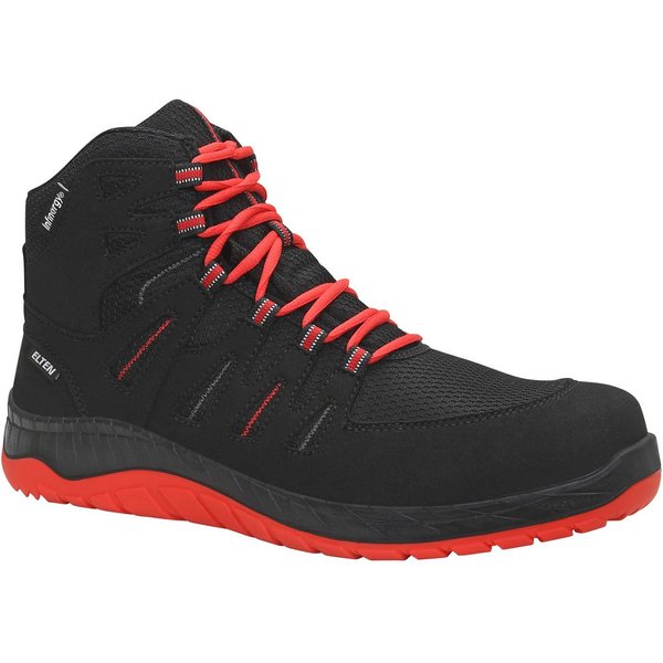 ELTEN MADDOX Compo black-red Mid ESD S3S Sicherheitsstiefel (Schuhkarton, Paar)