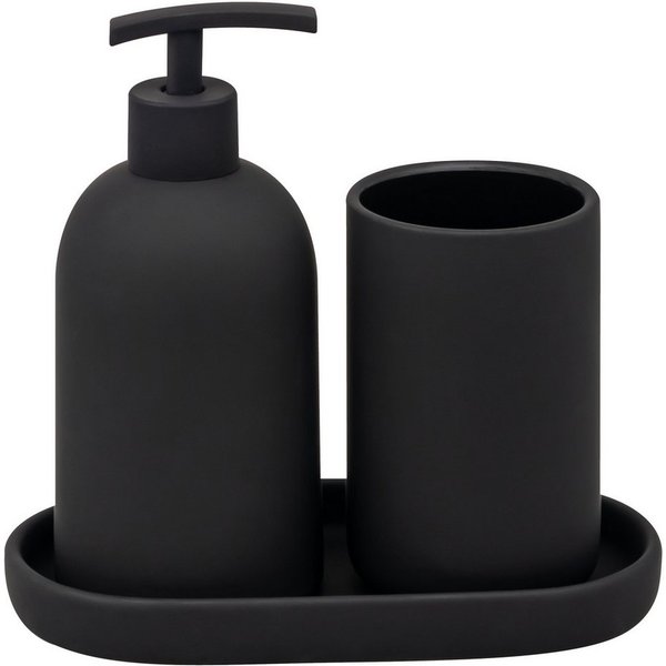 eluno Badaccessoire-Set CERANO 3tlg. Keramik, 3 tlg.