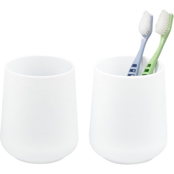 eluno Zahnputzbecher TESERO 2tlg. Soft-Touch, (2-St)