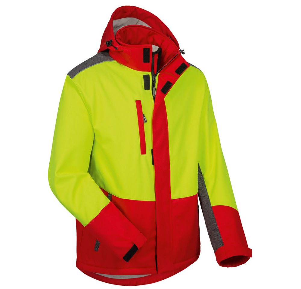 Elysee Softshelljacke Waldarbeiter Jacke Herrenjacke Arbeitsjacke wind- und wasserdicht sowie atmungsaktiv durch 3-Lagenlaminat – Bild 3 von 4