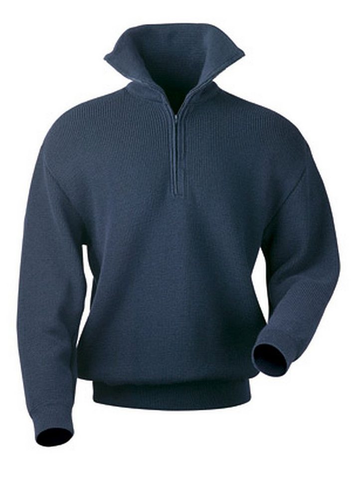 Elysee Troyer Hamburger Troyer marine Strickpullover mit Wolle warmer Winterpullover Arbeitspullover – Bild 2 von 2