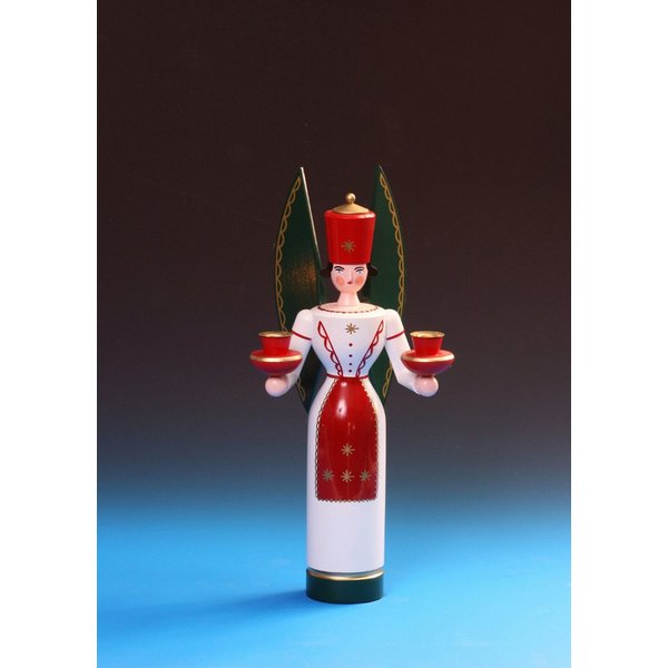 Emil A. Schalling KG Weihnachtsfigur Emil Schalling Lichterengel (1 St), Handarbeit aus dem Erzgebirge