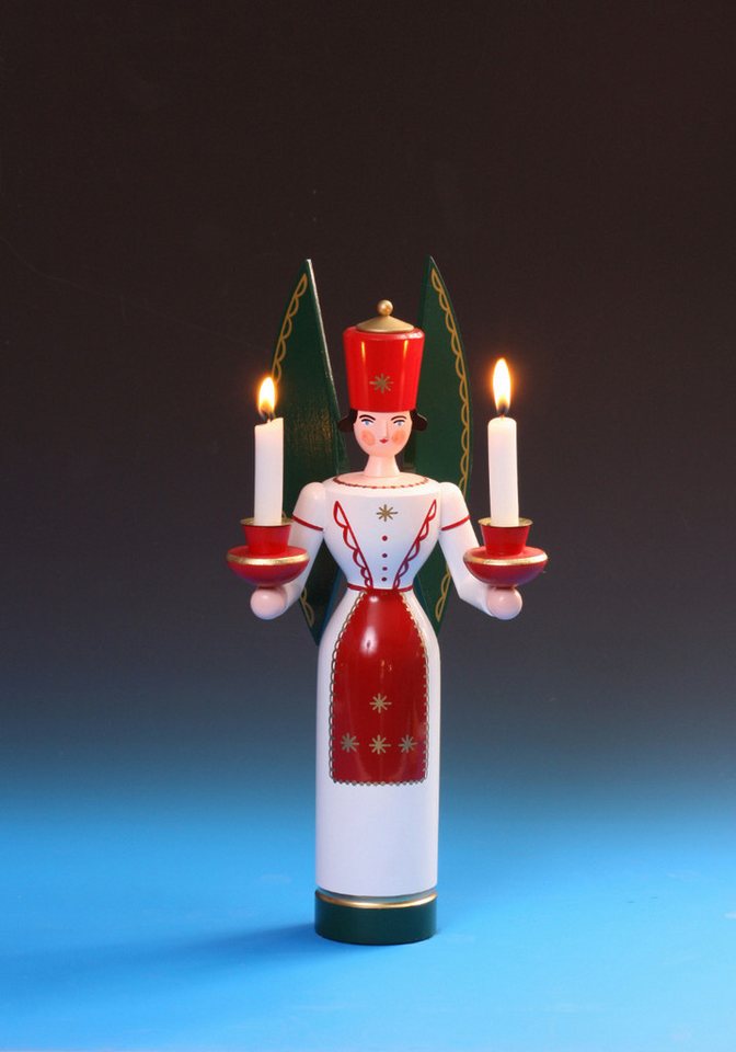 Emil A. Schalling KG Weihnachtsfigur Emil Schalling Lichterengel (1 St), Handarbeit aus dem Erzgebirge – Bild 2 von 3