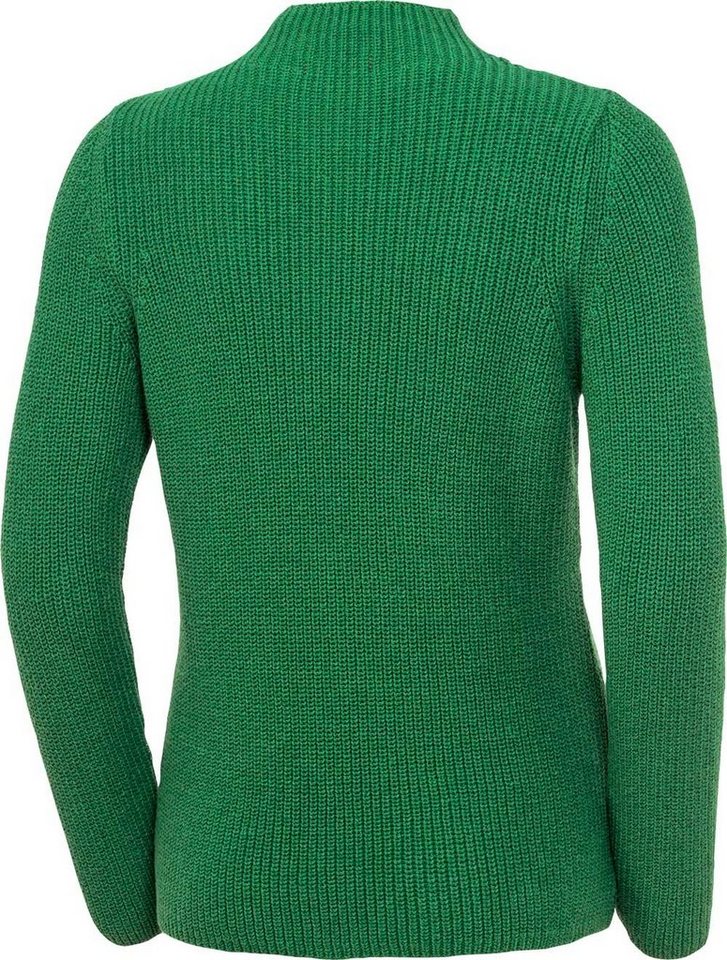 Emilia Parker Stehkragenpullover mit effektvollem Patentstrick – Bild 2 von 5