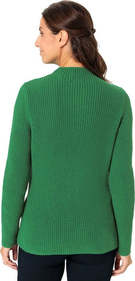 Emilia Parker Stehkragenpullover mit effektvollem Patentstrick – Bild 5 von 5